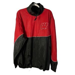 Wisconsin Badgers Varsity Bomber Letterman Jacket Large G-III Global Identity L